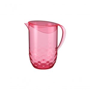 Jarra Com Tampa 2 L Plástico Cor Rosa Sorbet Linha Wave Coza Rosa