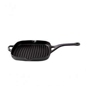 Grill 24 Cm 1 L Haus Concept Antiaderente Cinza Ferro Fundido Para Grelhar Carnes E Legumes Espessur
