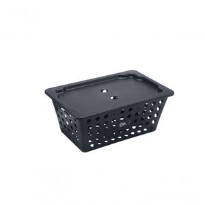 Cesta One Grande Com Tampa 29,7 X 19,6 X 12,6 Cm Preto Coza