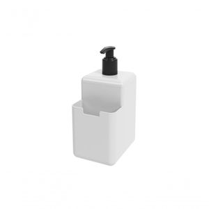 Dispenser Single 500ml Coza 8 X 10,5 X 18,2 Cm Branco Coza