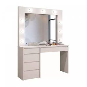 Penteadeira Camarim Berlim Plus Branco 5 Gavetas Mavaular Branco