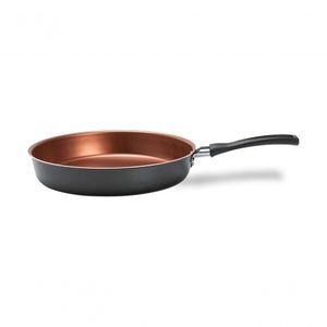 Frigideira Alta 18 Cm 800 Ml Pro-flon Antiaderente Cinza Range Linha Topázio Brinox Cinza