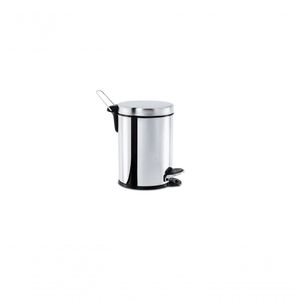 Lixeira Inox Pedal E Balde 3l Decorlinelixeiras ø 17x27cm