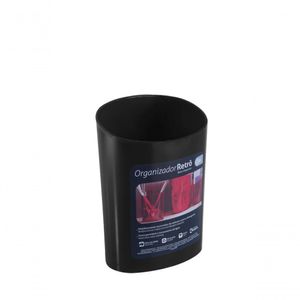 Escorredor De Talheres Glass 11,7 X 8,1 X 16,2 Cm Preto Coza