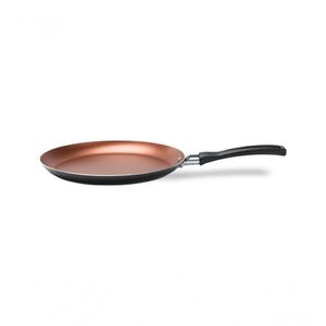 Tapioqueira Panquequeira 22 Cm 590 Ml Pro-flon Antiaderente Cinza Range Linha Topázio Brinox Cinza