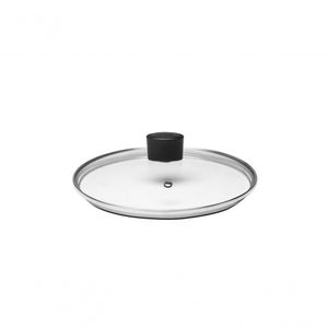 Tampa De Vidro - ø 22 Cm - Brinox 22 Cm Preto Brinox