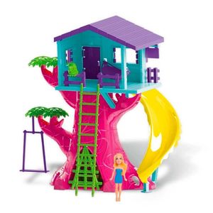 Conjunto Boneca E Cenário - Judy - Casa Na Árvore - Samba Toys