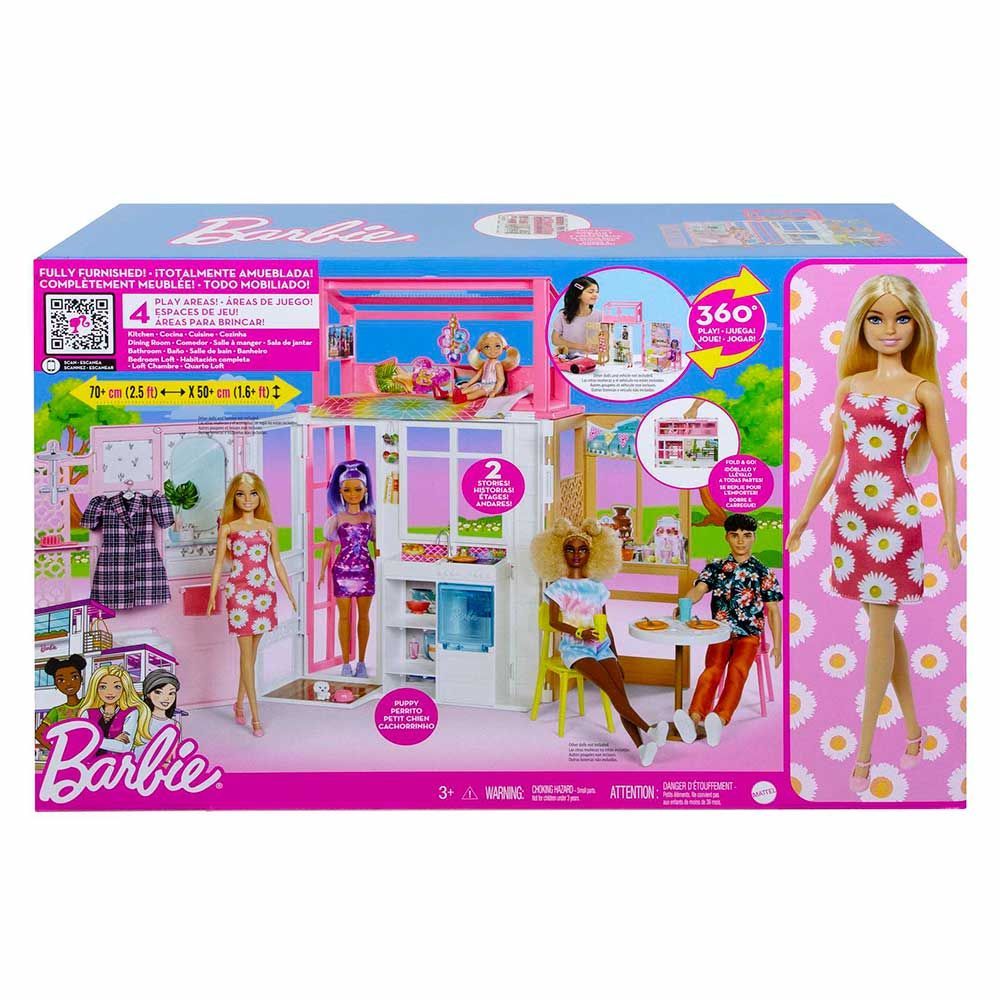 Conjunto Cenário E Boneca - Barbie - Casa Glam 360 - Mattel - WebContinental