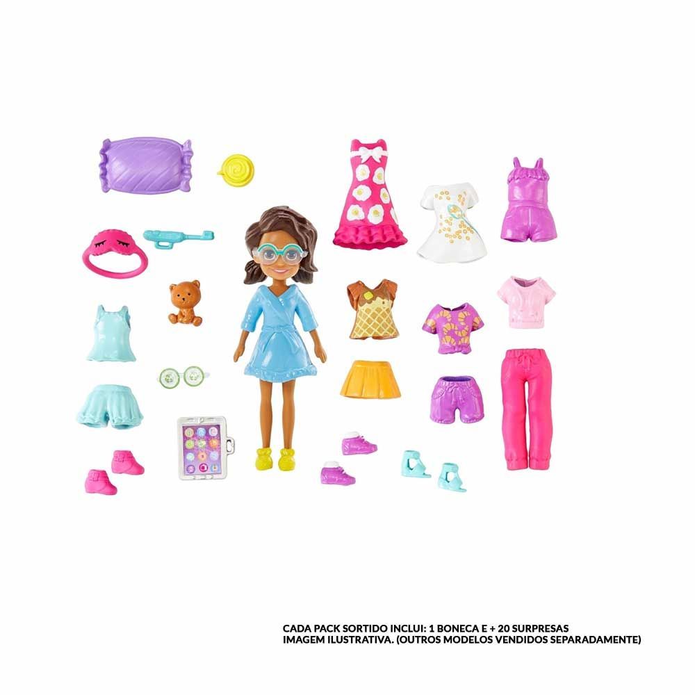 Conjunto e Boneca - Polly Pocket - Modas Pequeno - Sortida - Mattel