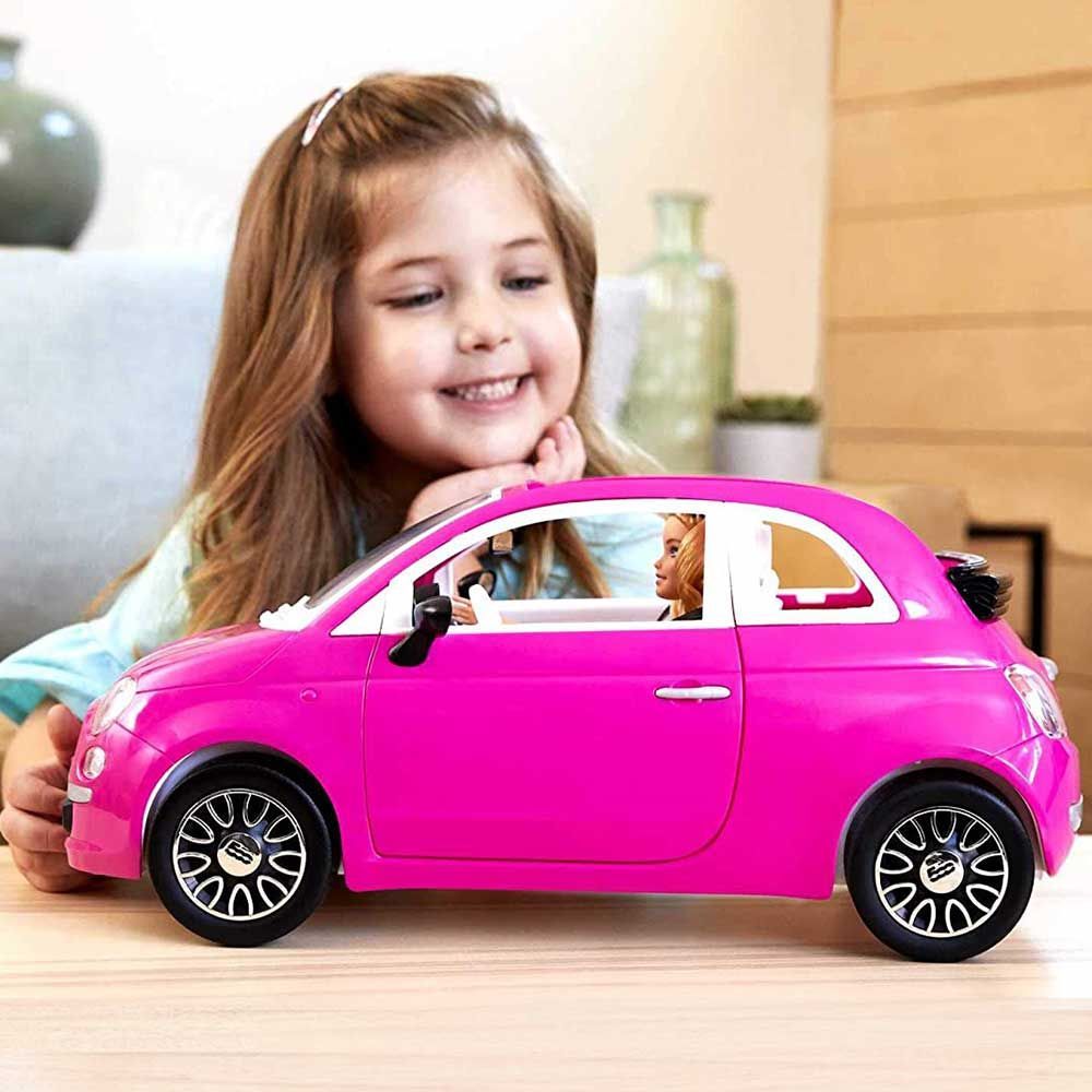 Barbie GXR57 - Boneca e carro Fiat 500 - Mattel