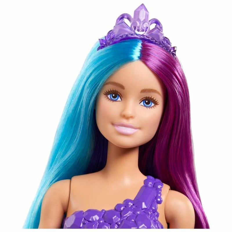 Boneca Barbie Dreamtopia Chelsea Sereia Rosa e Cabelos Rosa