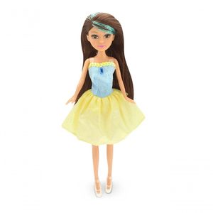 Boneca - Sparkle Girlz - Princesa No Cone - Vestido Azul-Amarelo - Dtc
