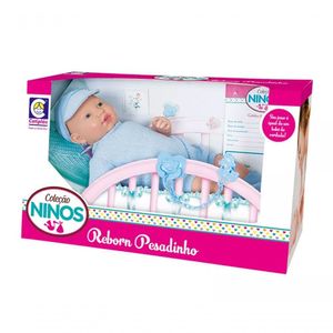 Boneco Bebê - Reborn - Ninos Pesadinho - Menino - Cotiplás