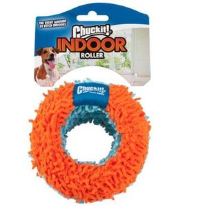 Bola Indoor Brasgroup Roller Chuckit Para Cães Azul E Laranja - P5212201