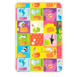 Tapete Para Atividades - Floresta - Inglês - 180X120 Cm - R.A Baby
