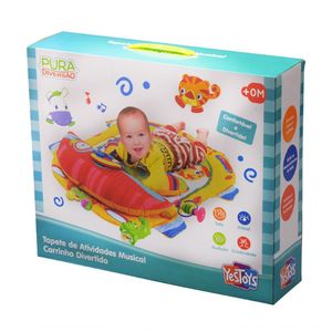 Tapete De Atividades Musical Carrinho Divertido - Yes Toys