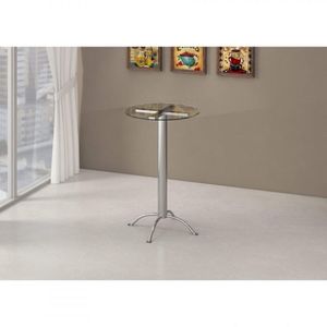 Base Para Mesa De Bistrô Flórida P414 Compoarte Cromado