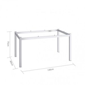 Base para Mesa de Jantar Califórnia P405-10 Compoarte Cromado