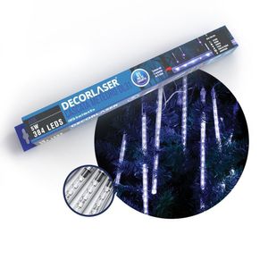 Cascata Bastão 8 Tubos 50Cm Led 384 Azul