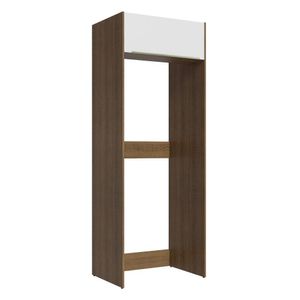 Porta-geladeira 1 Porta Basculante Rustic/Branco Veludo