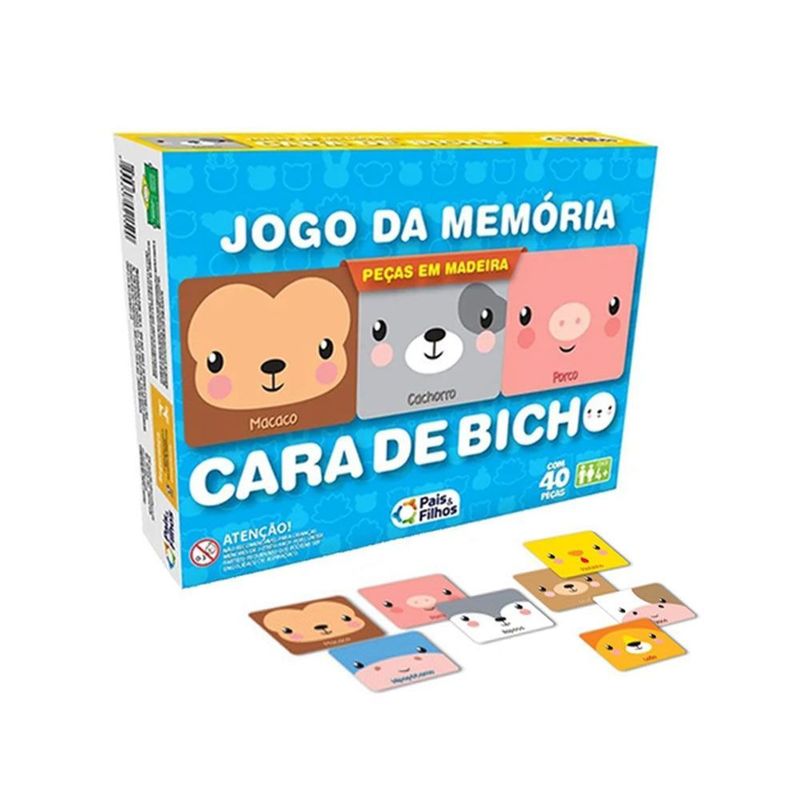 Jogo Da Memória Infantil Divertido Mdf