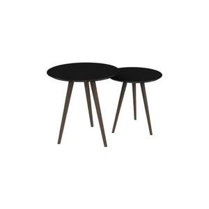 Conjunto De Mesa Redondo Preto