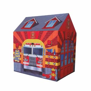Barraca Infantil - Estação De Bombeiro - 102 X 95 Cm - Dm Toys