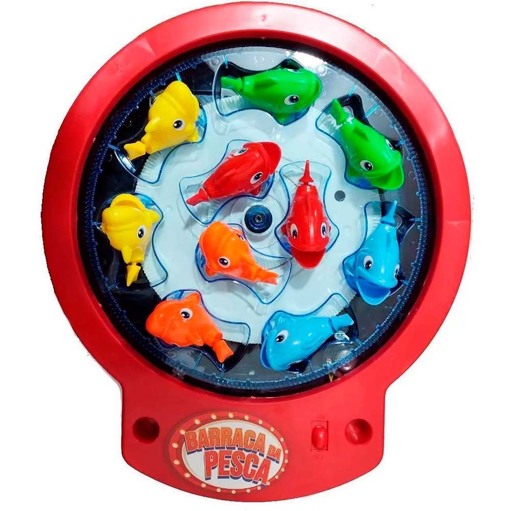 Brinquedo Jogo Pescaria Diversão Dia De Pesca Toca Música