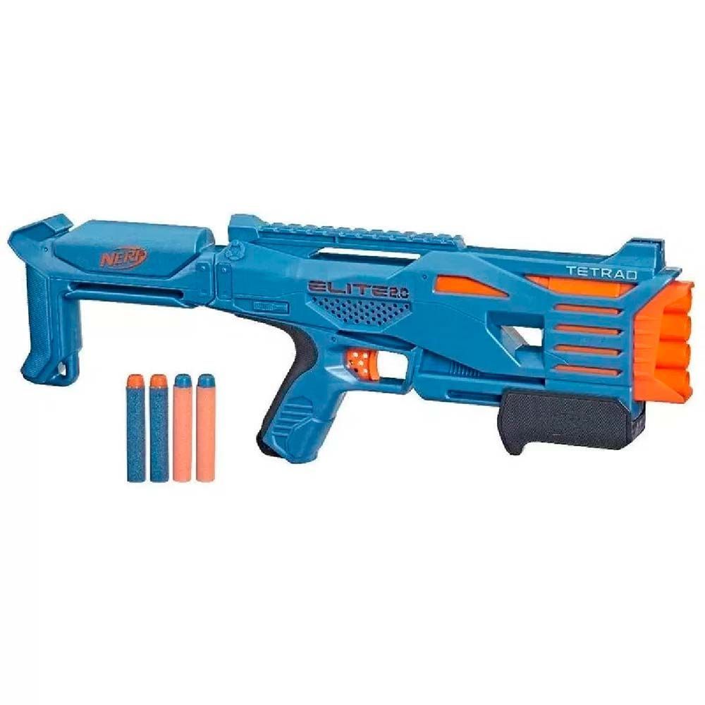 Lançador Nerf Pistola Lança 6 Dardos Arminha Brinquedo Raptor