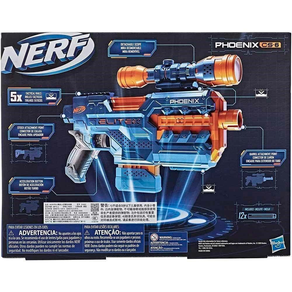 NERF, Lançador Elite com Mira Removível, Azul