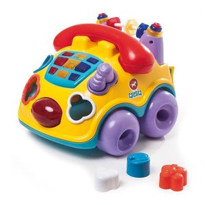 Carrinho Telefone Didático Com Luz E Som - Falafone - Tateti