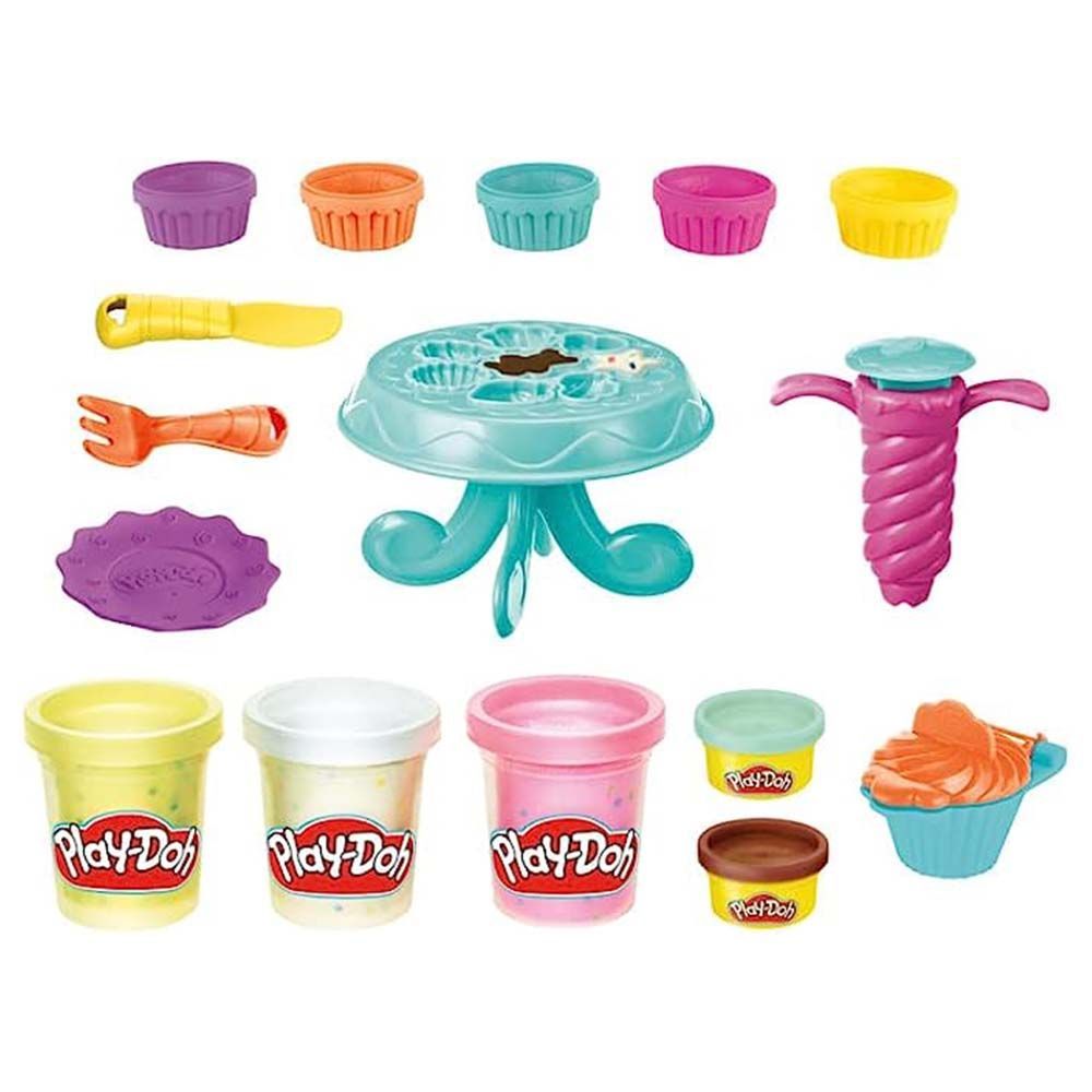 Massa de Modelar - Play-Doh Kitchen - Cupcakes Coloridos - Hasbro