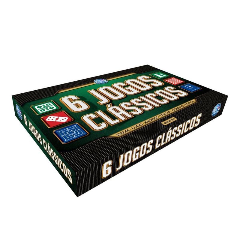 Kit 3 em 1 Damas Ludo e Trilha Jogos Classicos de Tabuleiro em