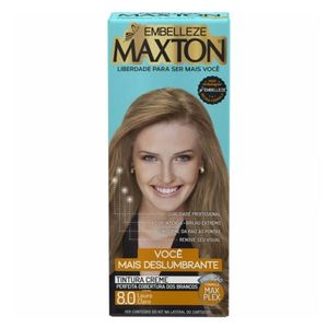 Tinta De Cabelo 8.0 Louro Claro Maxton