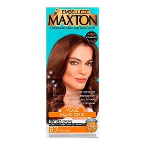Tinta De Cabelo 6.7 Chocolate Maxton