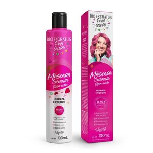 Máscara Fun Colors Rosa Claro 100ml Bio Extratus