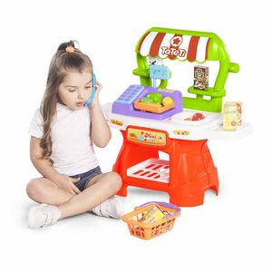 Mercadinho Infantil - Faz De Conta - Mini Market Com Acessórios - Tateti