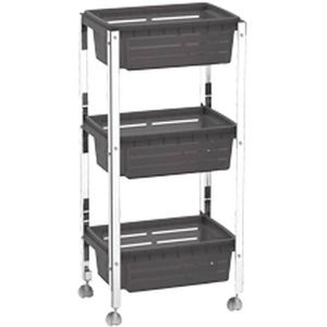 Organizador Cesta Plástica Suprema Brinox Fume