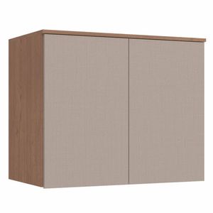 Módulo Aéreo 2 Portas Requinte+ Móveis Castro Macadâmia/duna Line