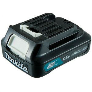 Bateria Recarregável 1974135 íon de Lítio 12v 1,5 Ah Makita Preto