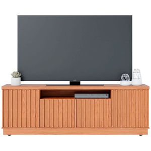 Rack Colibri Amazonas Com 4 Portas, Ideal Para Tv De Até 70 Polegadas Oliva