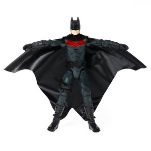 Boneco Com Som E Luz - 30 Cm - Dc - The Batman - Wingsuit Batman - Sunny