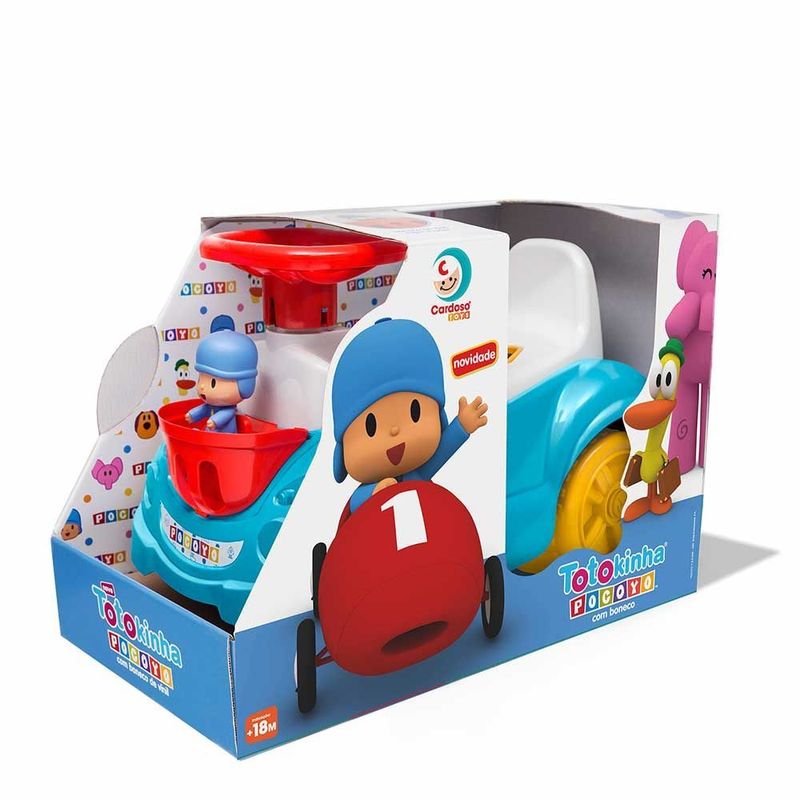 Andador Infantil Totokinha Pocoyo Com Boneco Cardoso Toys