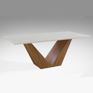 Mesa se Jantar Versus 180cm X 100c Laca Branca