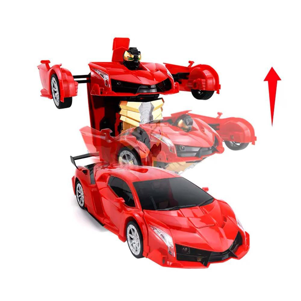 Carro Controle Remoto 2 Em 1 Robo E Conversivel Dm Toys