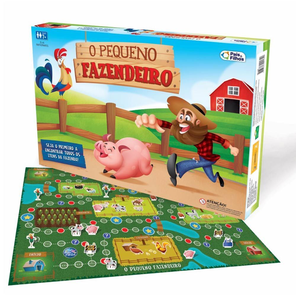 Jogo de Tabuleiro Infantil - Senhor Malvadeza - Pais e Filhos