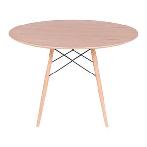 Mesa Eames Eiffel Redonda 100cm - Freijó