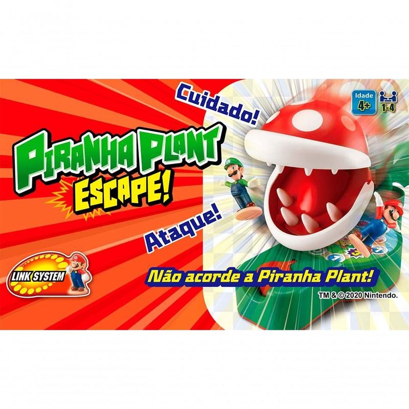 Jogo Infantil - Super Mario - Piranha Planta Escape - Epoch