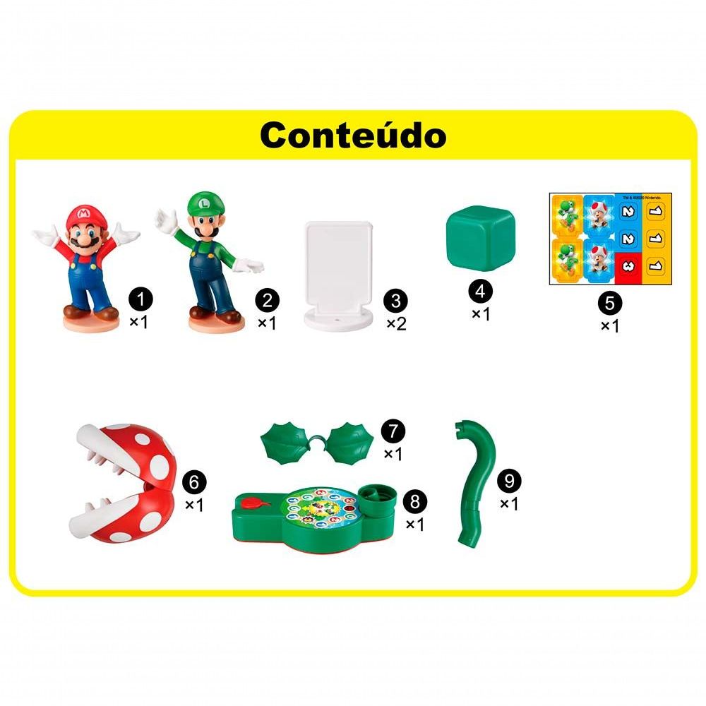 Jogo Infantil - Super Mario - Piranha Planta Escape - Epoch