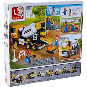 Blocos De Montar - Construção - Caminhão Betoneira - 248 Pcs - Multikids